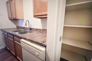 Pantries in select apartments